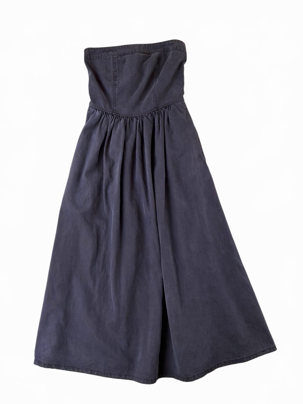 NWT Young Fabulous & Broke Donna Day Dress Deep Dusk Blue XS
